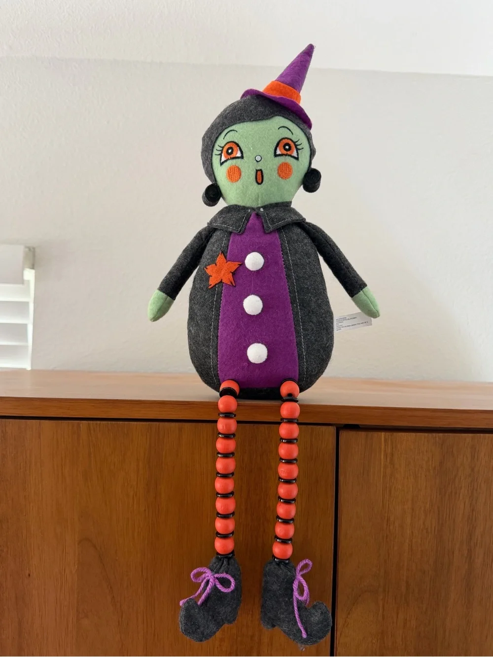 Johanna Parker Halloween Witch Plush Shelf Sitter